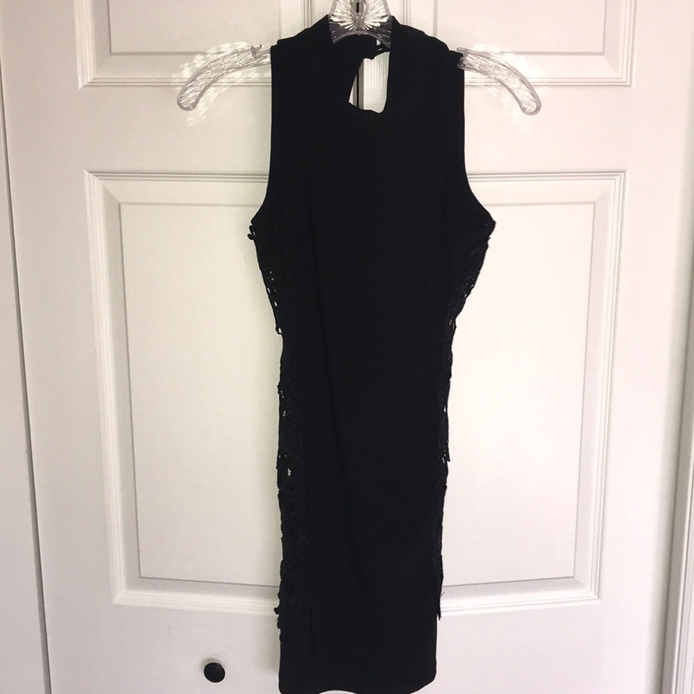 Black cocktail/clubbing dress. Size medium.